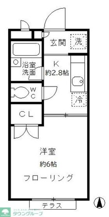 リベール玉川の物件間取画像